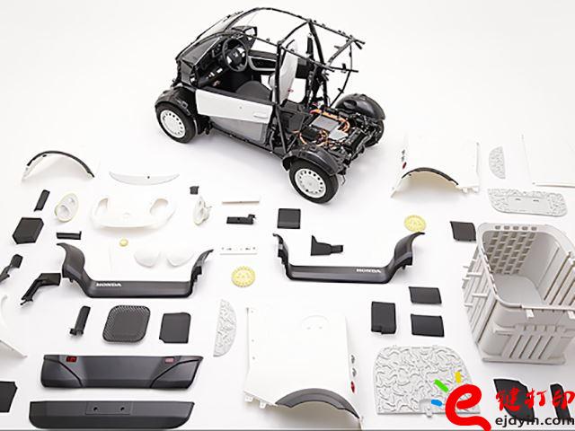 3d打印汽車應用案例 本田創新3D打印電動車與商用鎂電池
