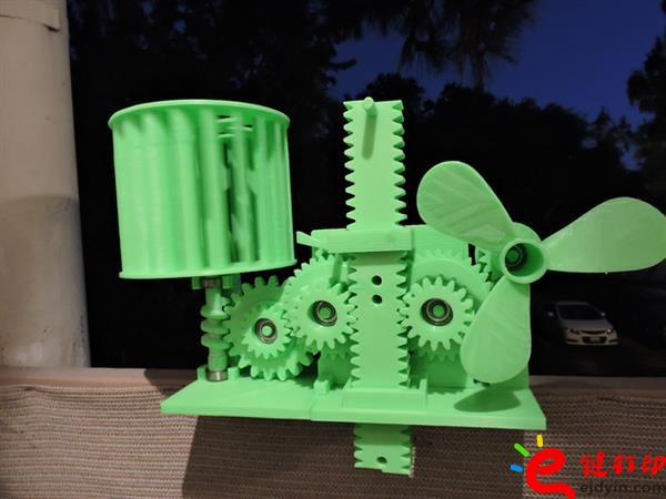3D打印勢能存儲風能,3d打印培訓課程方案作品展 中小學生超愛3D打印小作品成功案例展示