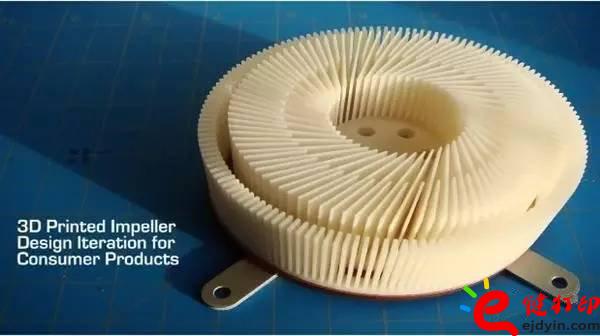 [多圖慎入]電腦硬件3D打印應(yīng)用實(shí)(案)例_極端制冷效果3D打印CPU風(fēng)扇