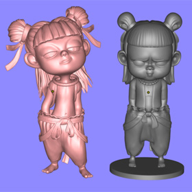 哪吒手辦3D打印4